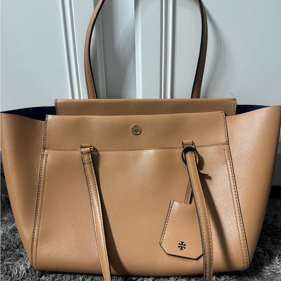 Tory Burch Tan Leather Tote Bag - Picture 2 of 8